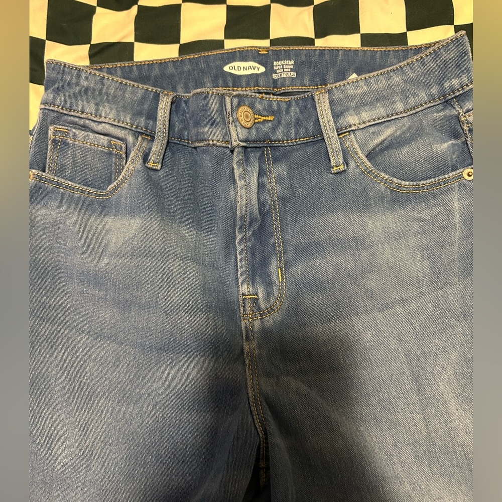 Old navy rockstar super skinny high rise jeans